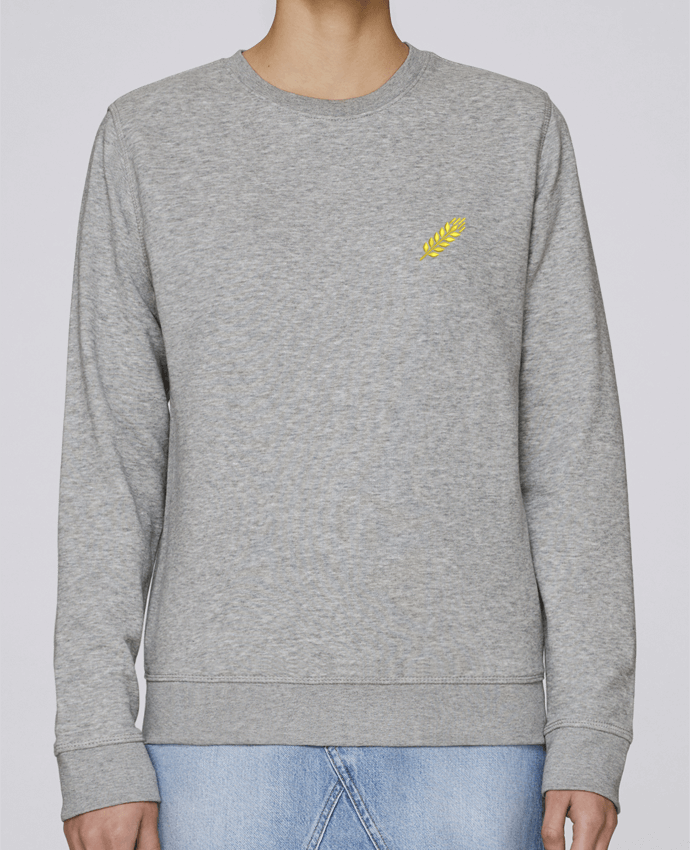 Sudadera básica manga pegada unisexo Stanley Stella Rise brodé Blé por tunetoo