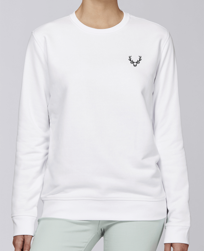 Sweatshirt brodé Cerf par tunetoo