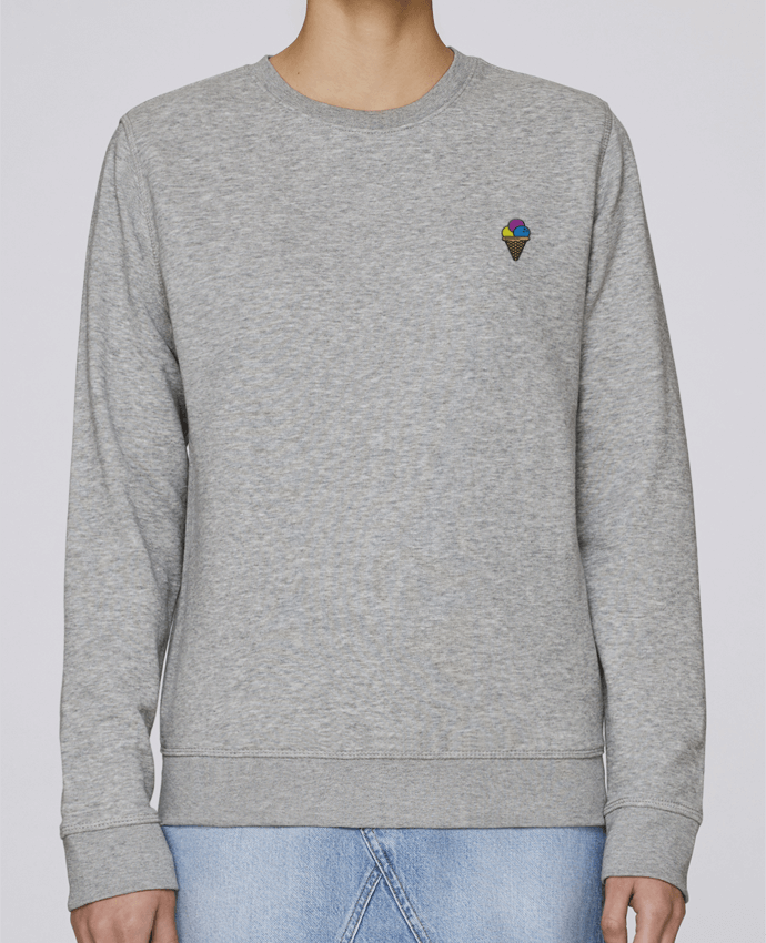 Sweatshirt brodé Ice cream par tunetoo