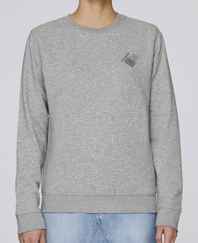Sweatshirt brodé Cassette brodé par tunetoo