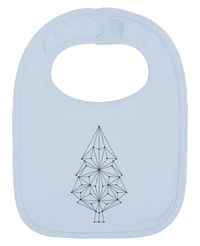 Baby Bib plain and contrast Sapin by /wait-design