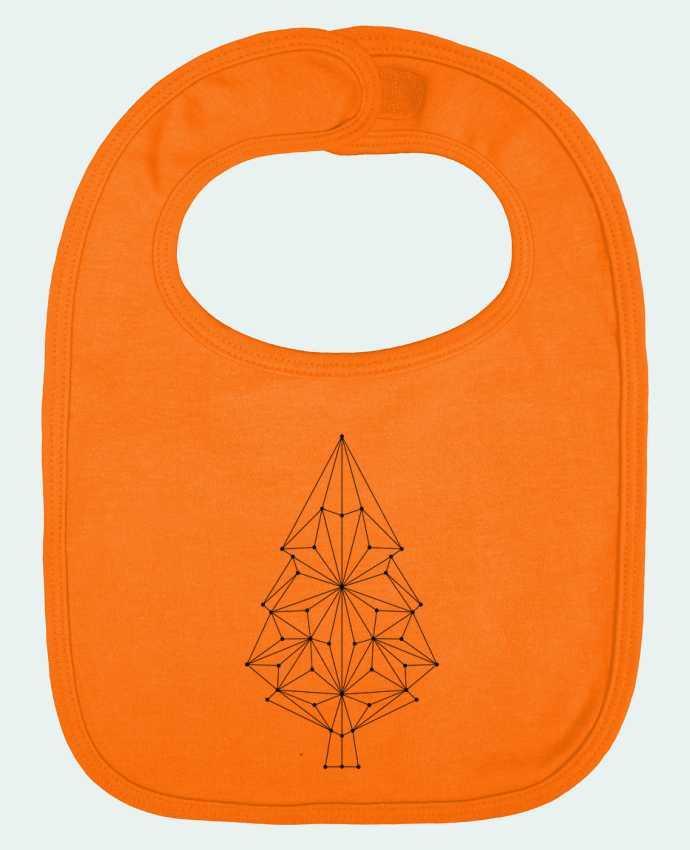 Baby Bib plain and contrast Sapin by /wait-design