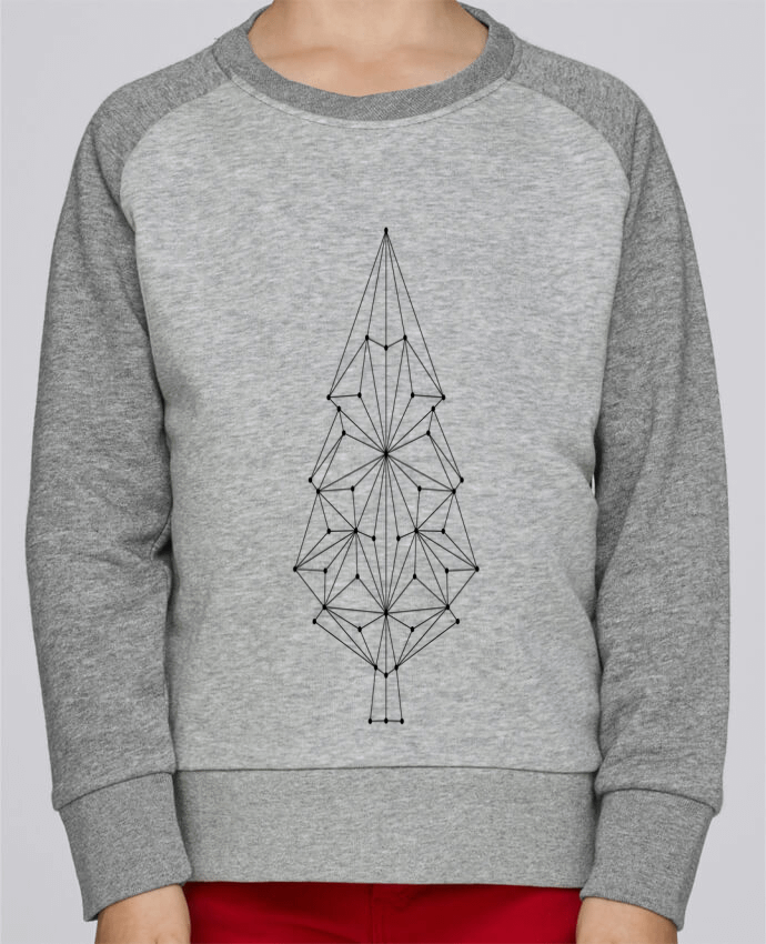 Sweat baseball enfant Sapin par /wait-design