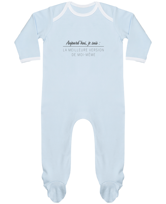 Body Pyjama Bébé La meilleure version de moi-même par Mea Images