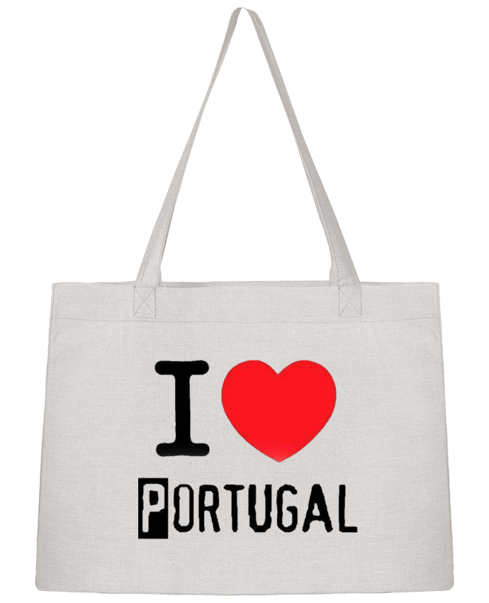 Shopping tote bag Stanley Stella I Love Portugal by jameslebavard