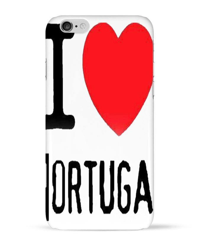 Coque iPhone 6 I Love Portugal par jameslebavard