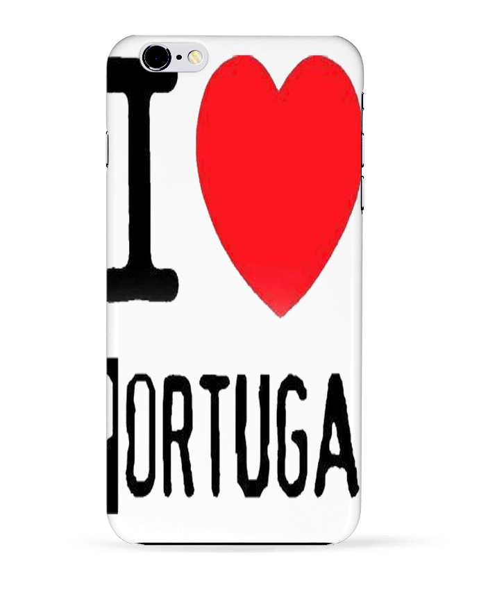 Carcasa Iphone 6+ I Love Portugal de jameslebavard