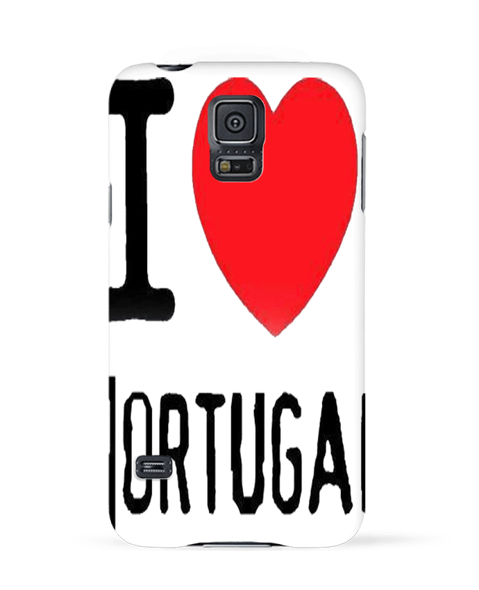 Carcasa Samsung Galaxy S5 I Love Portugal por jameslebavard