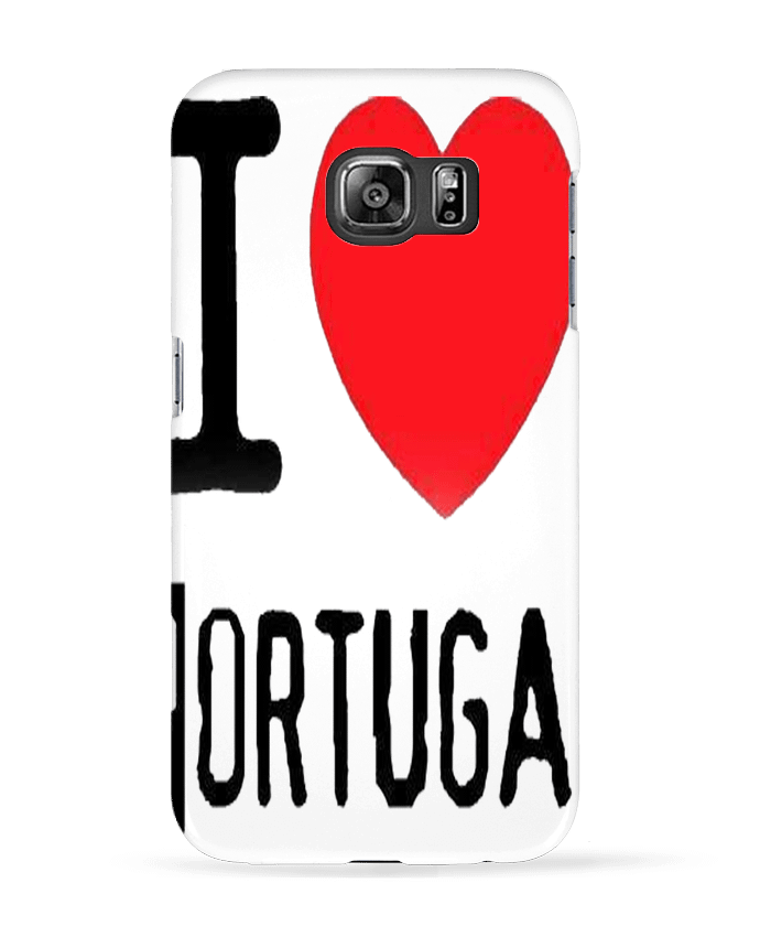 Case 3D Samsung Galaxy S6 I Love Portugal - jameslebavard