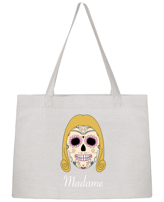 Shopping tote bag Stanley Stella Calavera Madame by Mx ARTificiel