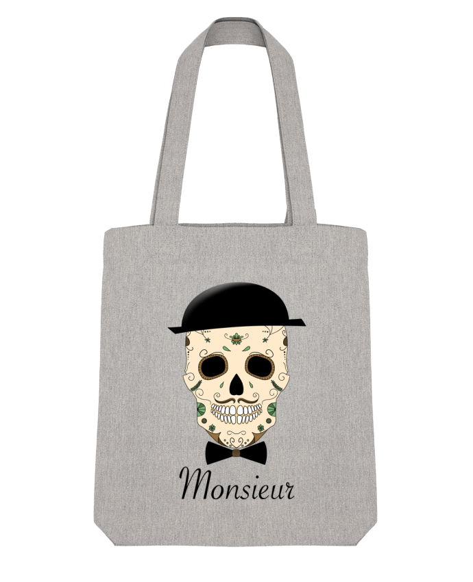 Tote Bag Stanley Stella Calavera Monsieur by Mx ARTificiel 