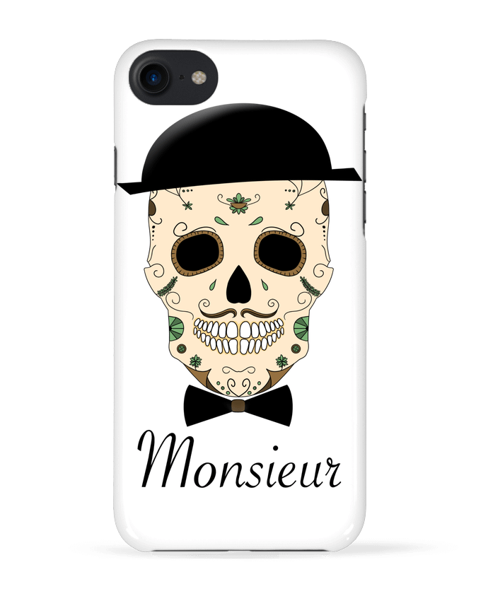 Carcasa Iphone 7 Calavera Monsieur de Mx ARTificiel