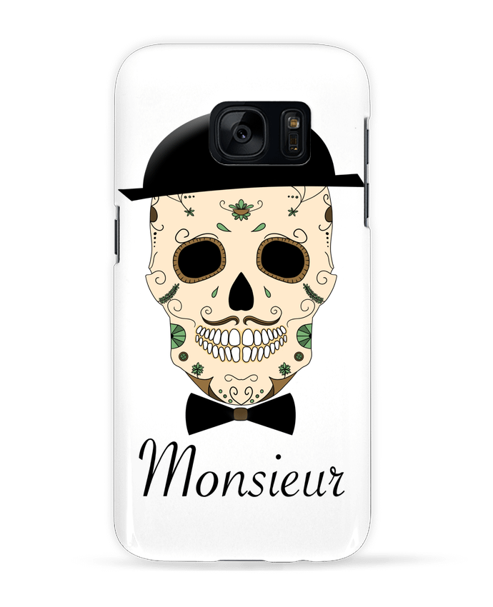 Carcasa Samsung Galaxy S7 Calavera Monsieur por Mx ARTificiel