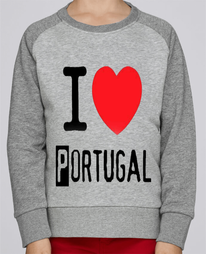 Sweat baseball enfant I Love Portugal par jameslebavard
