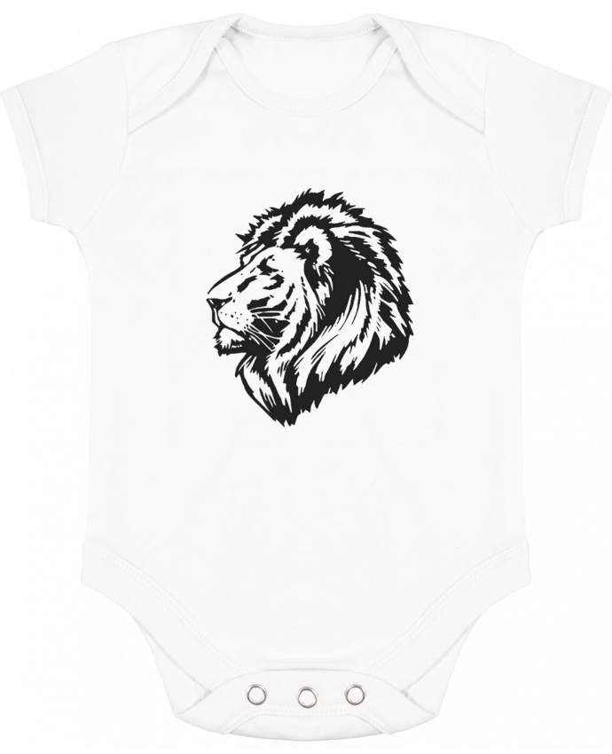 Baby Body Contrast Proud Tribal Lion by Eleana
