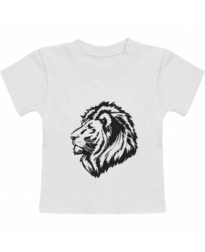 T-Shirt Baby Short Sleeve Proud Tribal Lion manches courtes du designer Eleana