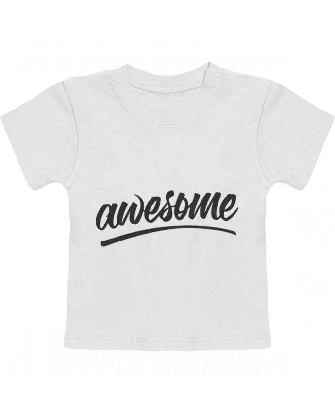 T-Shirt Baby Short Sleeve Awesome manches courtes du designer Eleana