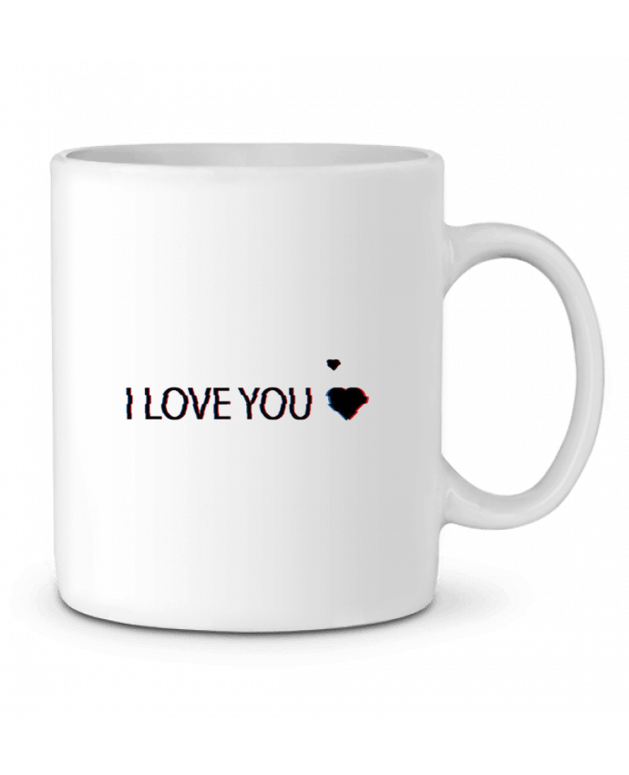 Mug  I Love You Glitch par Eleana