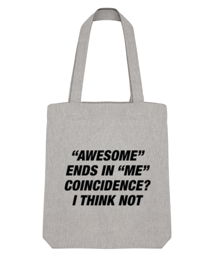 Tote Bag Stanley Stella Awesome Ends With Me by Eleana 