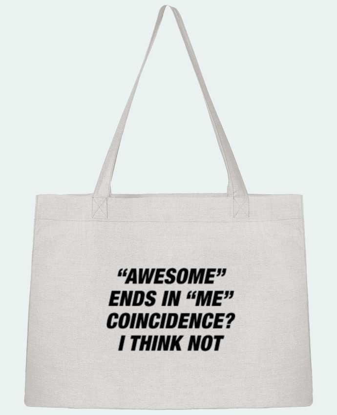 Shopping tote bag Stanley Stella Awesome Ends With Me by Eleana