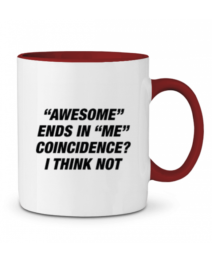 Mug bicolore Awesome Ends With Me Eleana