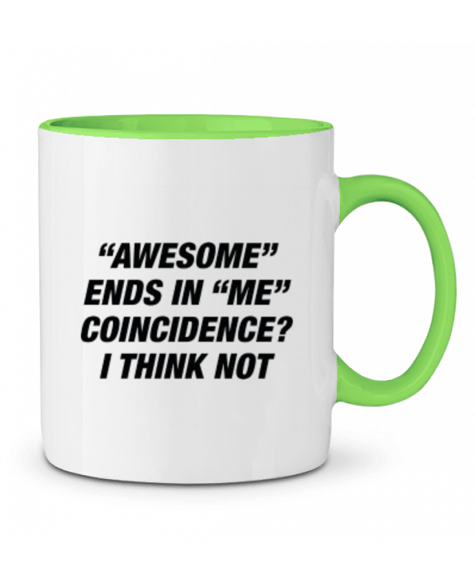 Two-tone Ceramic Mug Awesome Ends With Me Eleana