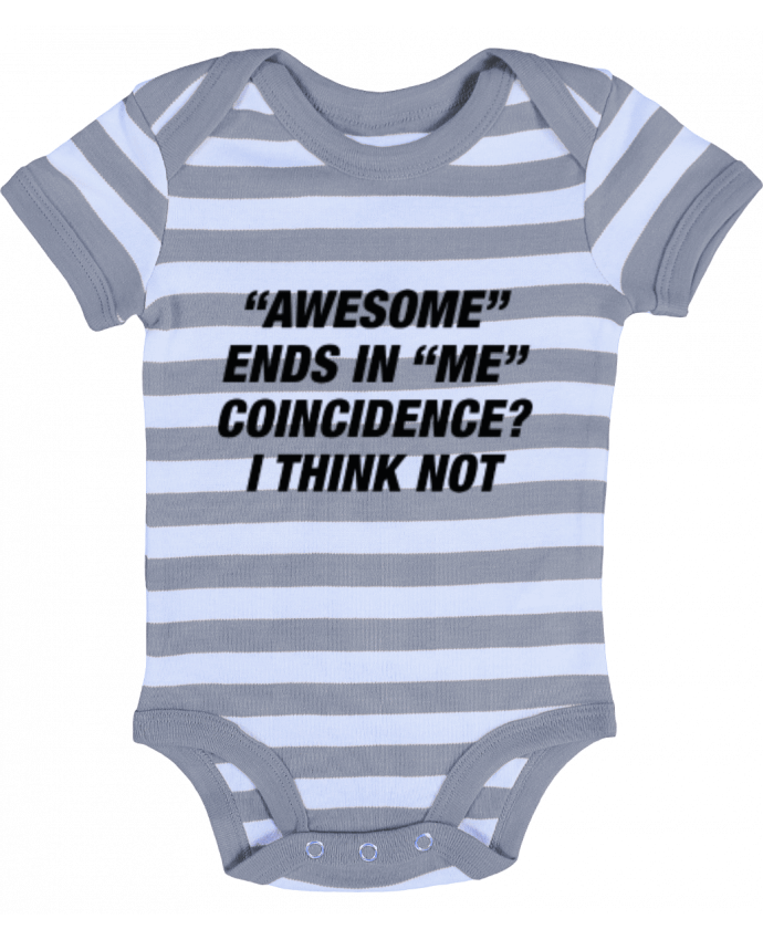 Baby Body striped Awesome Ends With Me - Eleana