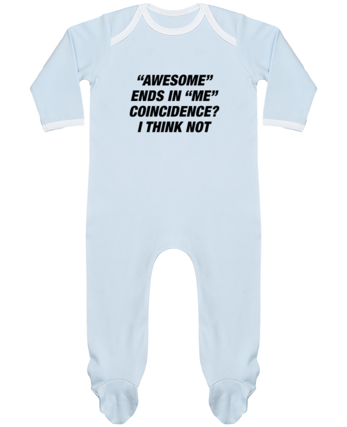 Body Pyjama Bébé Awesome Ends With Me par Eleana