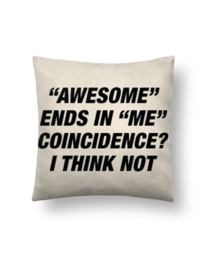 Coussin suédine Awesome Ends With Me par Eleana