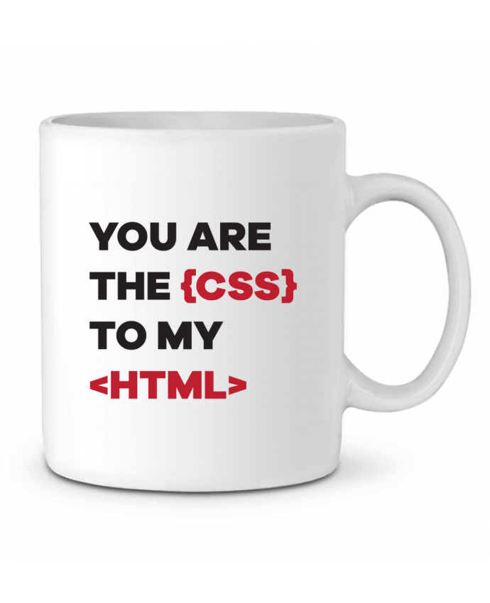 Taza Cerámica You are the css to my html por tunetoo