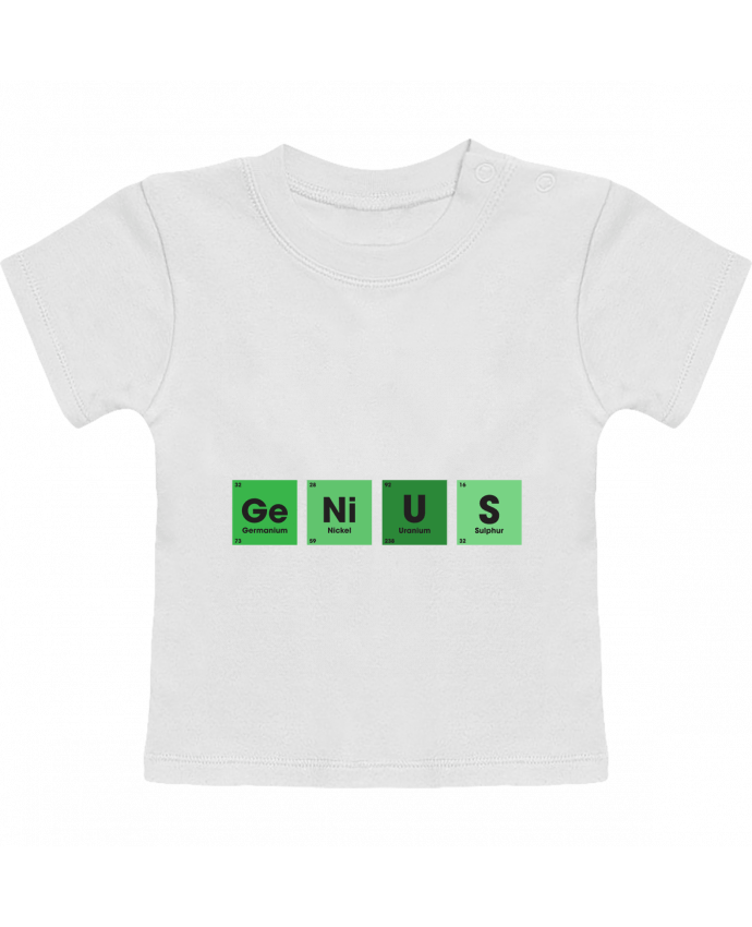 T-shirt bébé GENIUS manches courtes du designer tunetoo