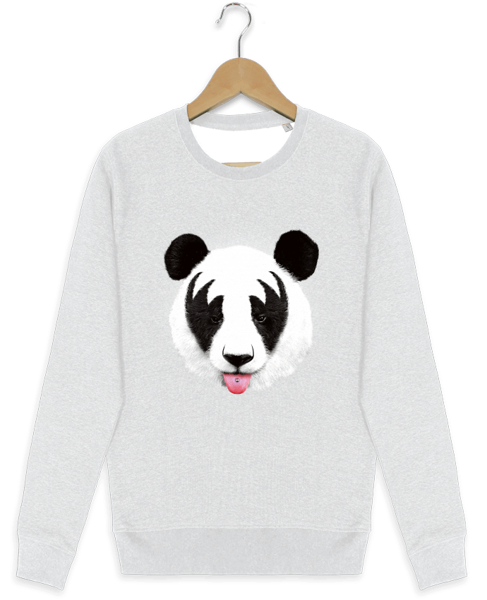 Sweat-shirt Stanley stella modèle seeks Kiss of a panda por robertfarkas