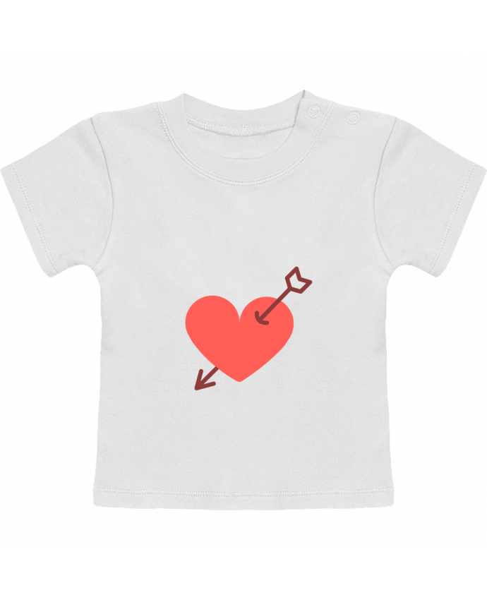 T-Shirt Baby Short Sleeve coeur percé manches courtes du designer Nana