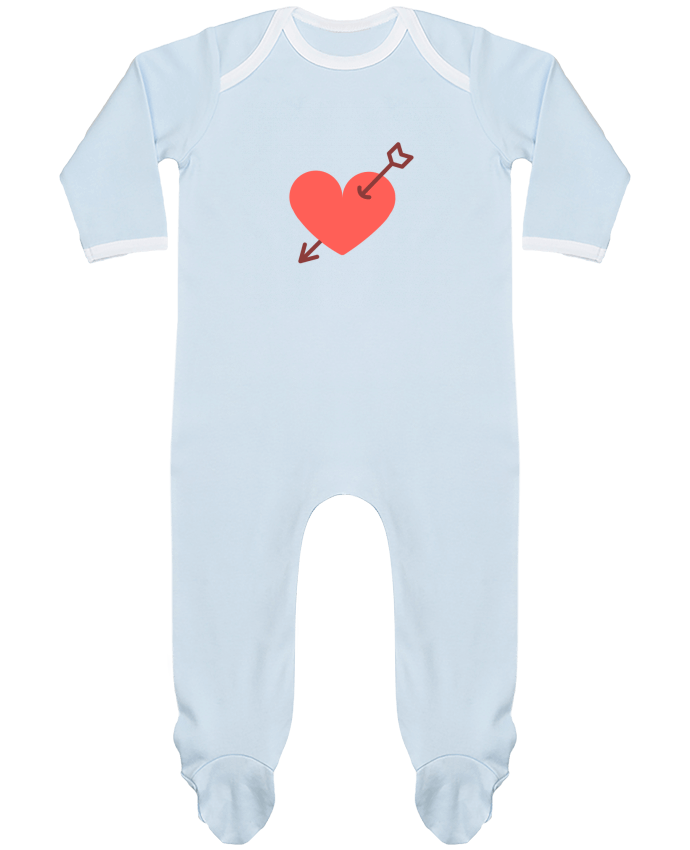 Body Pyjama Bébé coeur percé par Nana