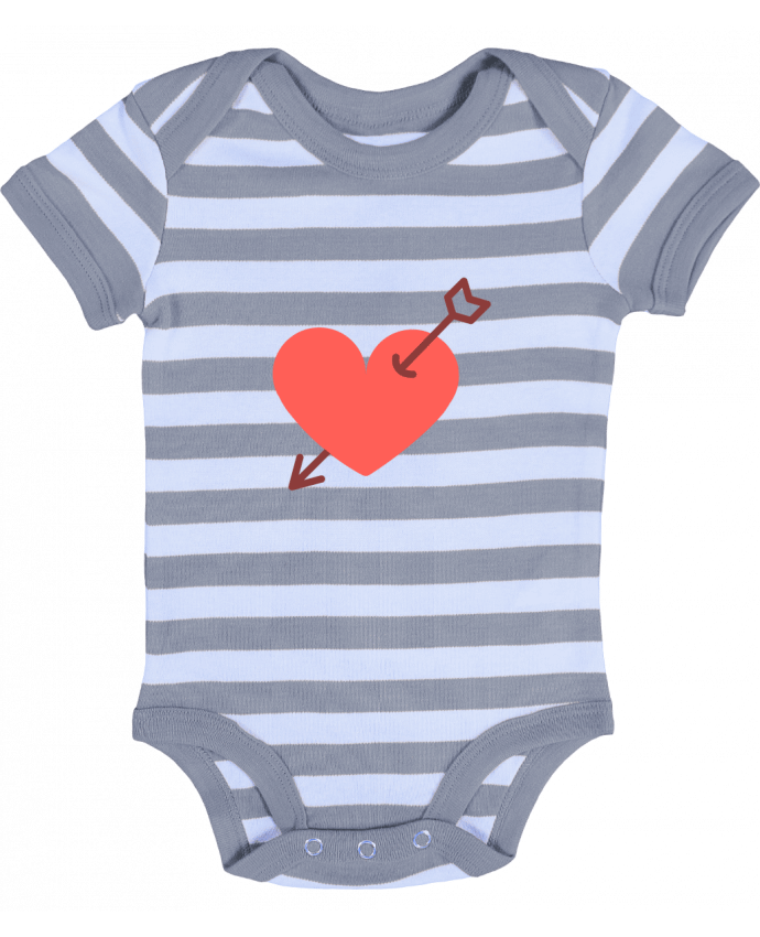 Baby Body striped coeur percé - Nana