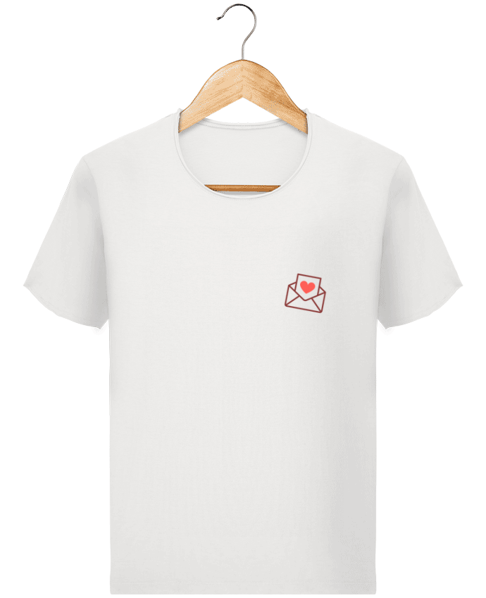  T-shirt Homme vintage Lettre d'amour par Nana