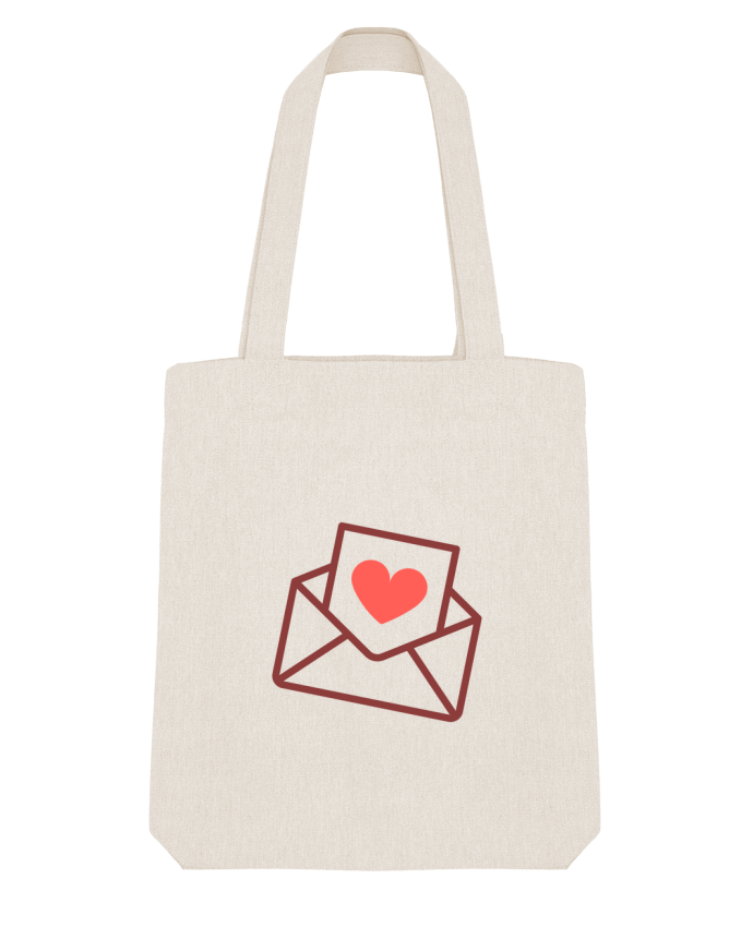 Tote Bag Stanley Stella Lettre d'amour par Nana 