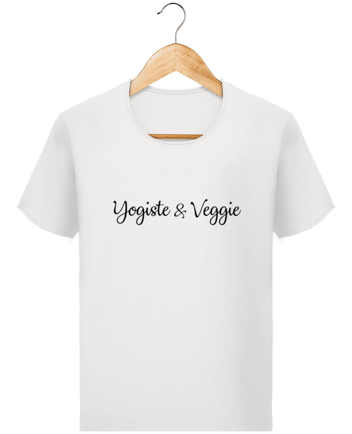  T-shirt Homme vintage Yogiste et veggie par Nana