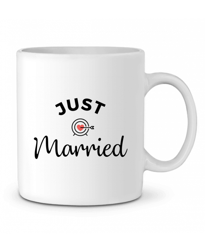 Taza Cerámica Just Married por Nana