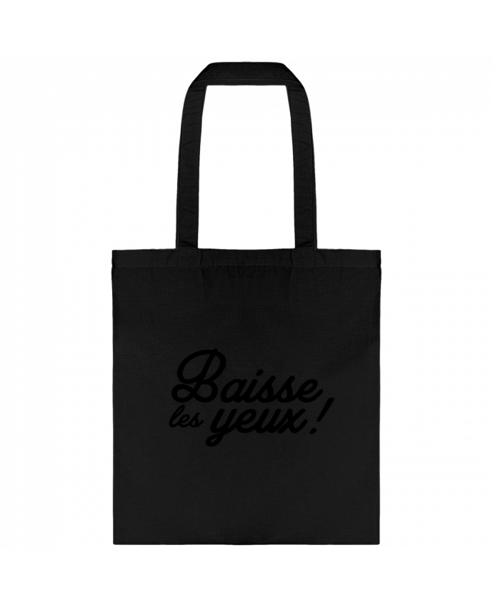 Tote Bag cotton Baisse les yeux ! by Nana