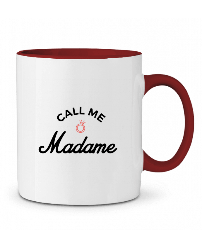 Mug bicolore Call me Madame Nana