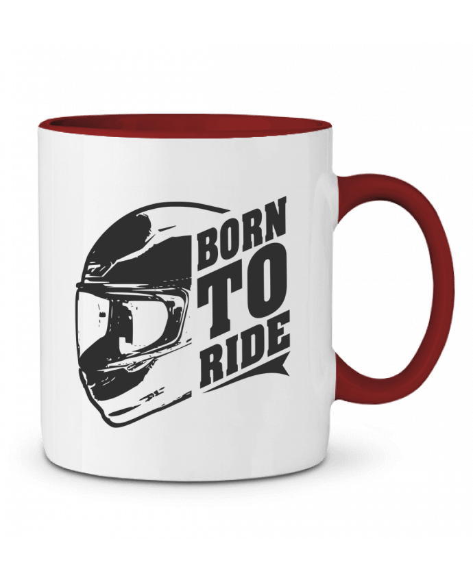 Mug bicolore BORN TO RIDE SG LXXXIII