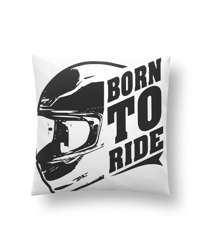 Cushion synthetic soft 45 x 45 cm BORN TO RIDE by SG LXXXIII