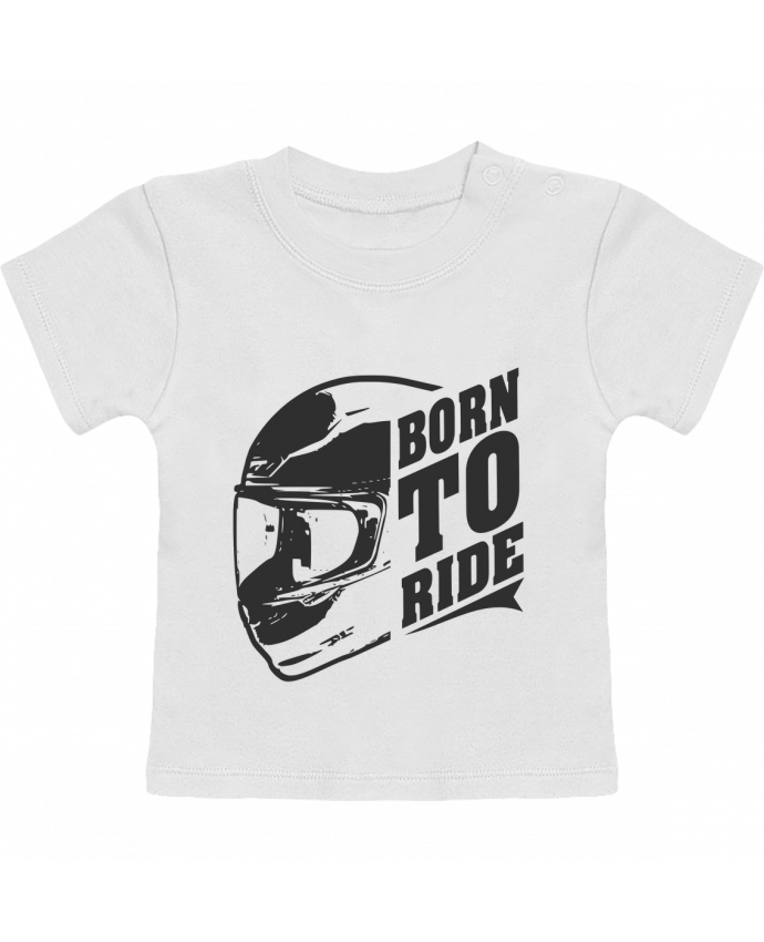 Camiseta Bebé Manga Corta BORN TO RIDE manches courtes du designer SG LXXXIII