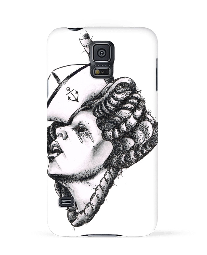 Case 3D Samsung Galaxy S5 Femme capitaine by david