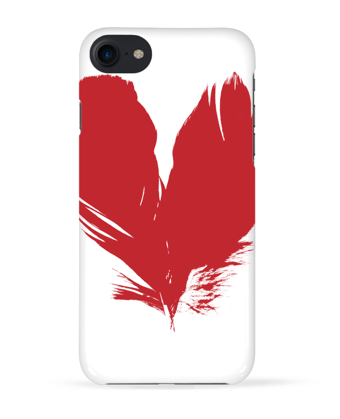 Case 3D iPhone 7 coeur de plumes de Studiolupi