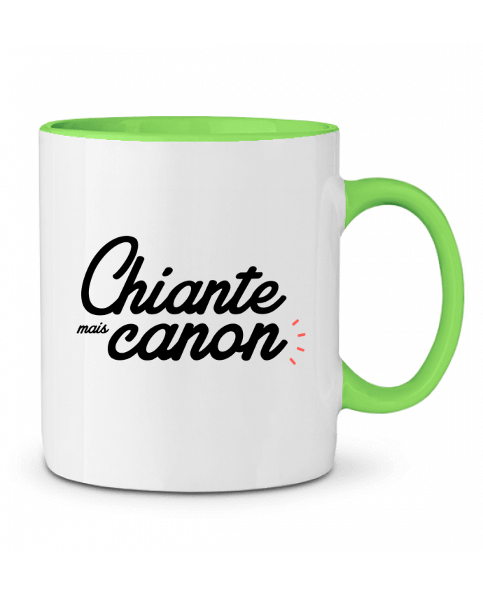 Two-tone Ceramic Mug Chiante mais Canon Nana