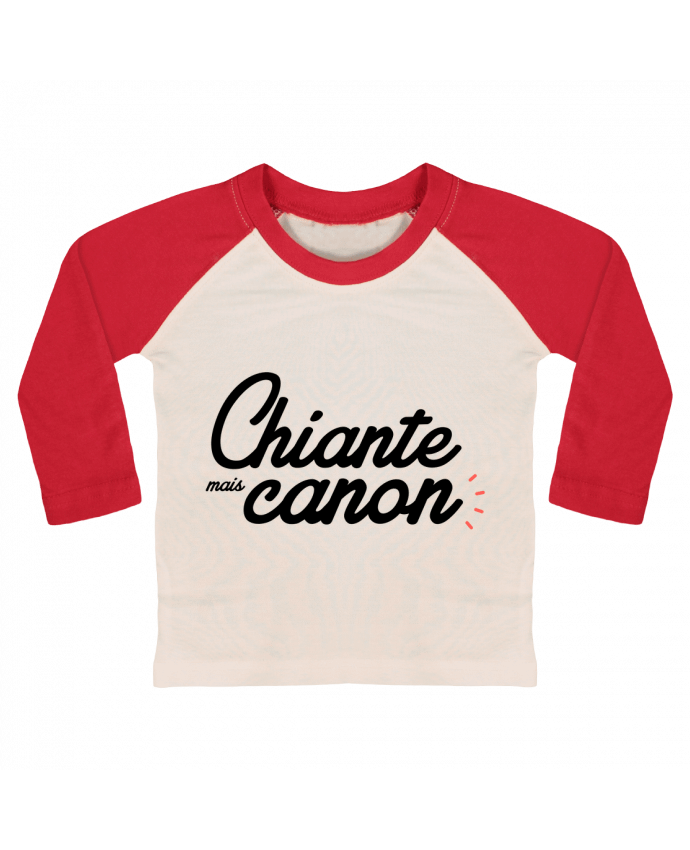 T-shirt baby Baseball long sleeve Chiante mais Canon by Nana