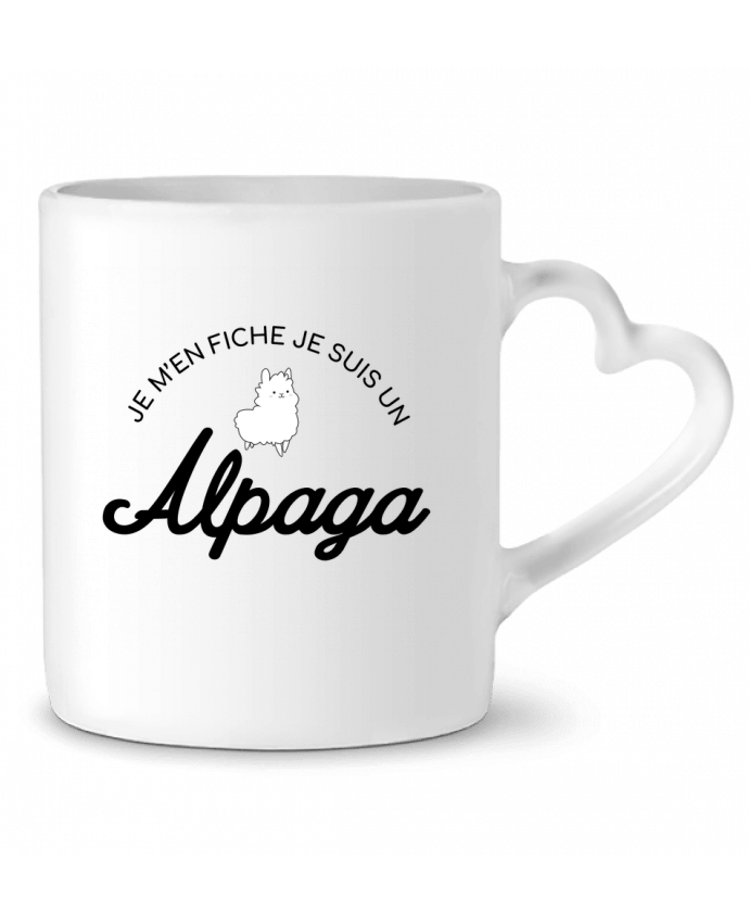 Mug coeur Alpaga par Nana