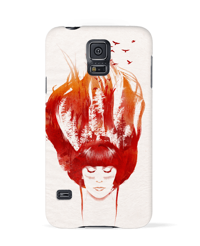 Carcasa Samsung Galaxy S5 Burning forest por robertfarkas